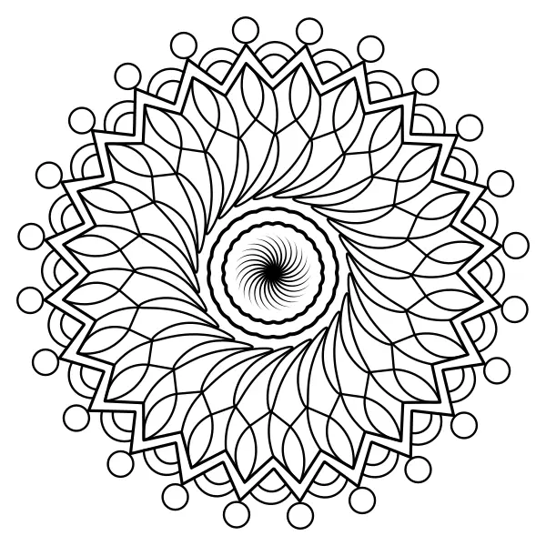 Mandala 2 | Online-Malvorlagen für Kinder