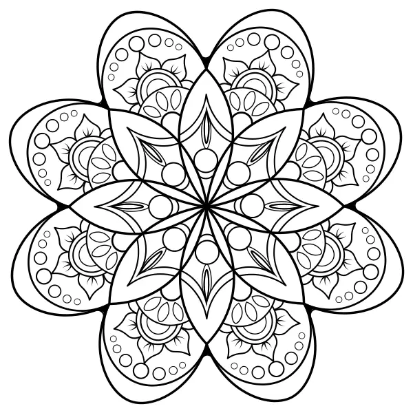 Mandala 13 | Online-Malvorlagen für Kinder