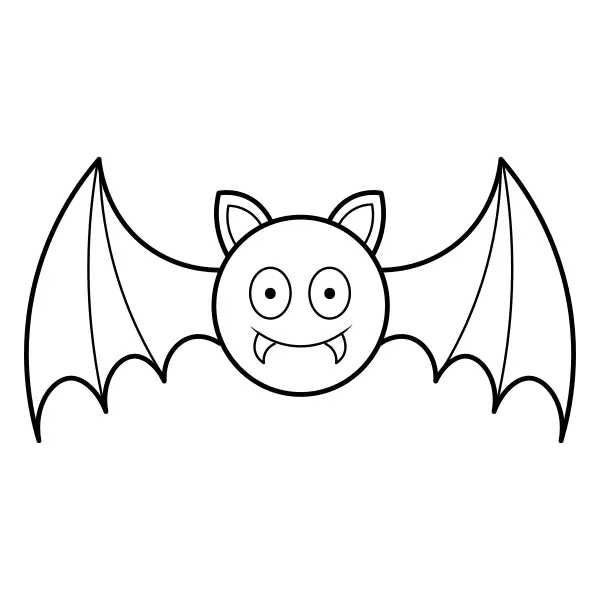 Fledermaus | Online-Malvorlagen für Kinder