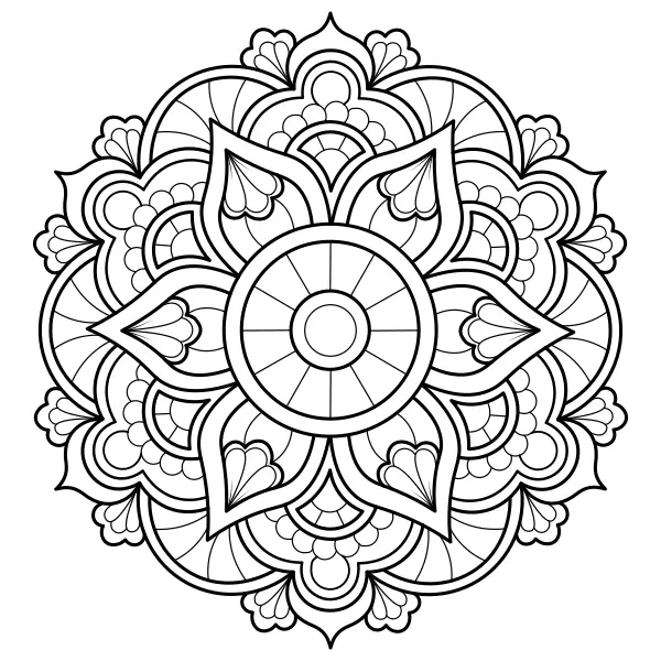 Mandala 11 | Online-Malvorlagen für Kinder