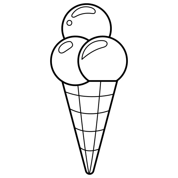 Eis | Online-Malvorlagen für Kinder