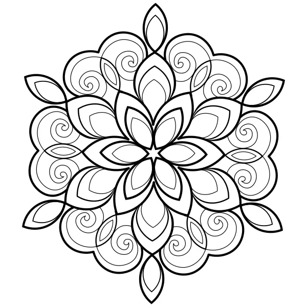 Mandala 17 | Online-Malvorlagen für Kinder