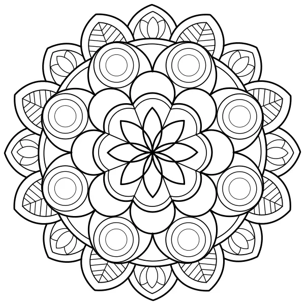 Mandala 18 | Online-Malvorlagen für Kinder