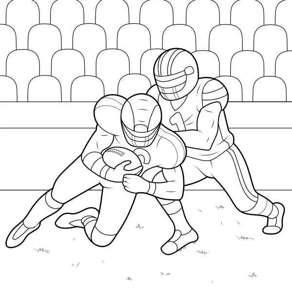 American Football | Online-Malvorlagen für Kinder