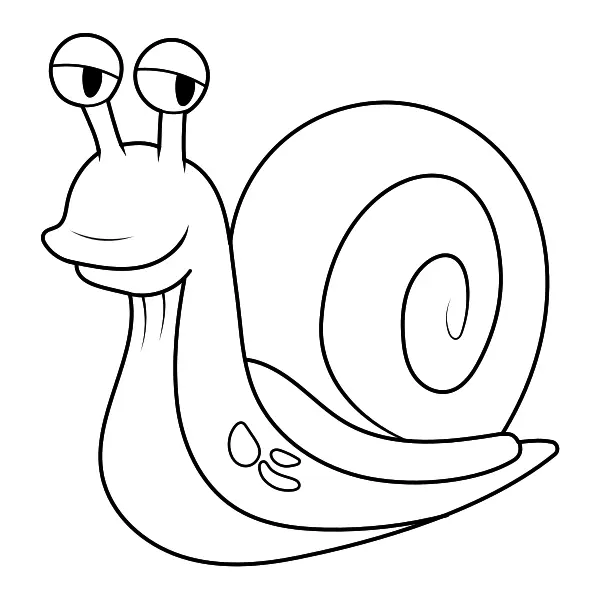 Schnecke | Online-Malvorlagen für Kinder