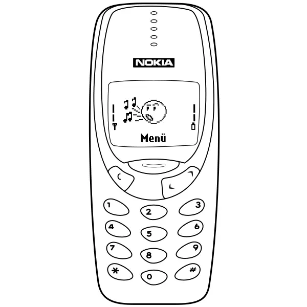 Nokia 3310 | Online-Malvorlagen für Kinder