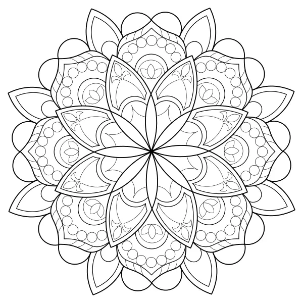 Mandala 22 | Online-Malvorlagen für Kinder