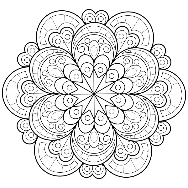 Mandala 23 | Online-Malvorlagen für Kinder