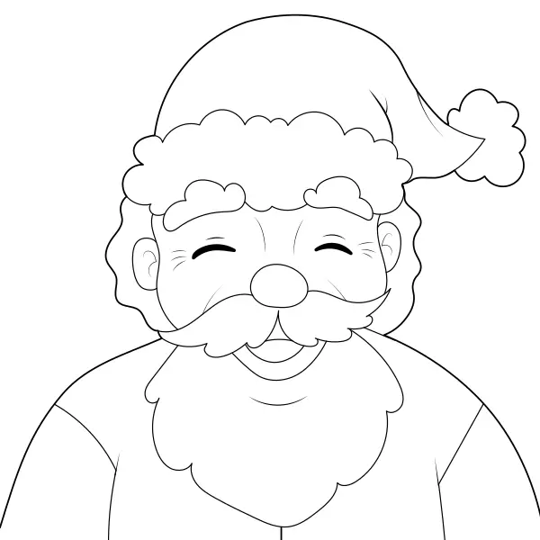 Weihnachtsmann | Online-Malvorlagen für Kinder