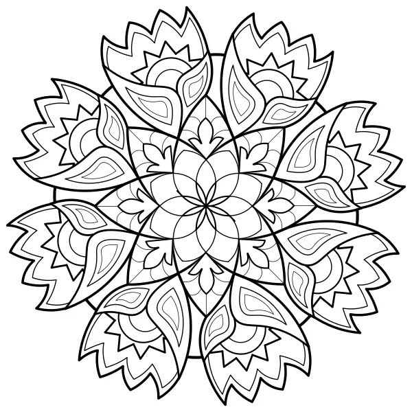 Mandala 27 | Online-Malvorlagen für Kinder