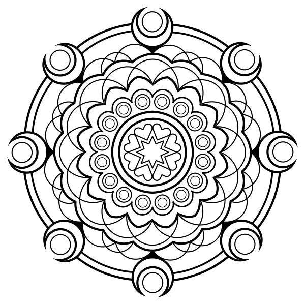 Mandala 28 | Online-Malvorlagen für Kinder