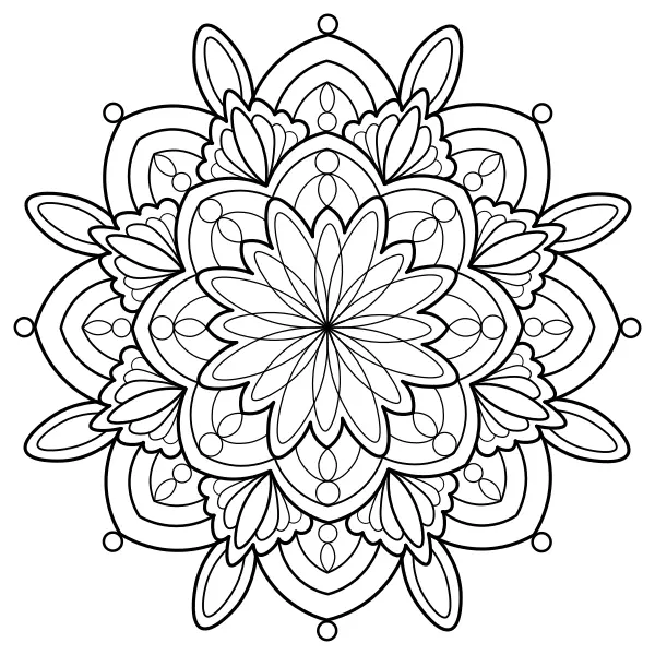 Mandala 29 | Online-Malvorlagen für Kinder
