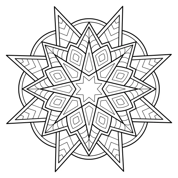 Mandala 31 | Online-Malvorlagen für Kinder