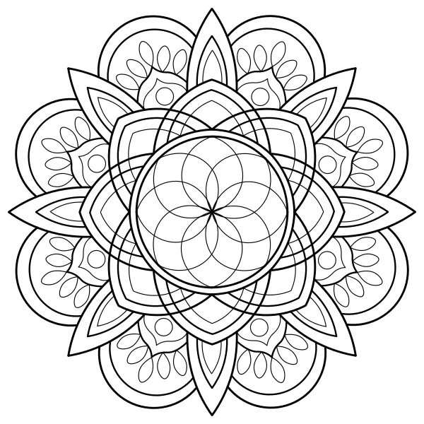 Mandala 33 | Online-Malvorlagen für Kinder