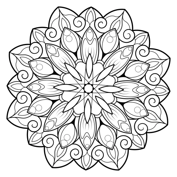 Mandala 38 | Online-Malvorlagen für Kinder