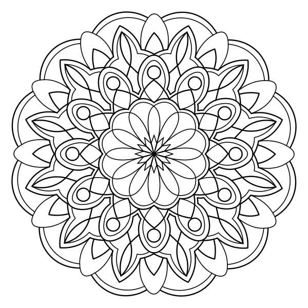Mandala 41 | Online-Malvorlagen für Kinder
