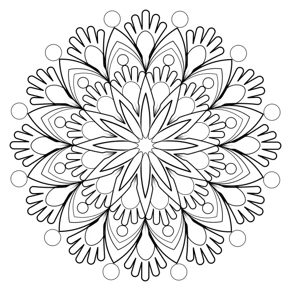 Mandala 42 | Online-Malvorlagen für Kinder