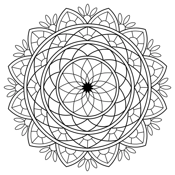 Mandala 43 | Online-Malvorlagen für Kinder