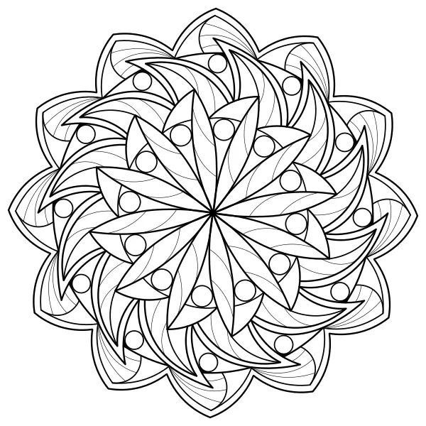 Mandala 44 | Online-Malvorlagen für Kinder