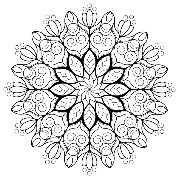 Mandala 46 | Online-Malvorlagen für Kinder