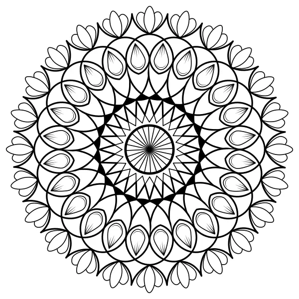 Mandala 48 | Online-Malvorlagen für Kinder