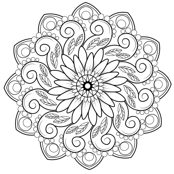Mandala 54 | Online-Malvorlagen für Kinder