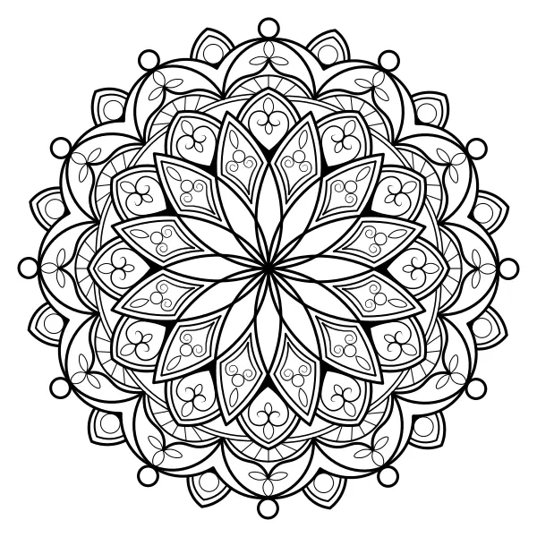 Mandala 55 | Online-Malvorlagen für Kinder