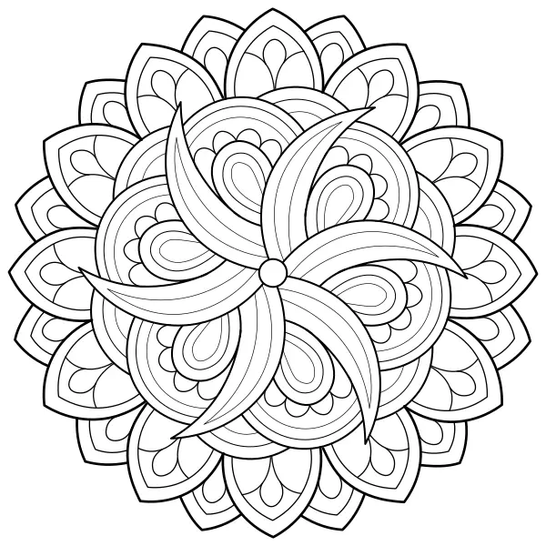 Mandala 56 | Online-Malvorlagen für Kinder