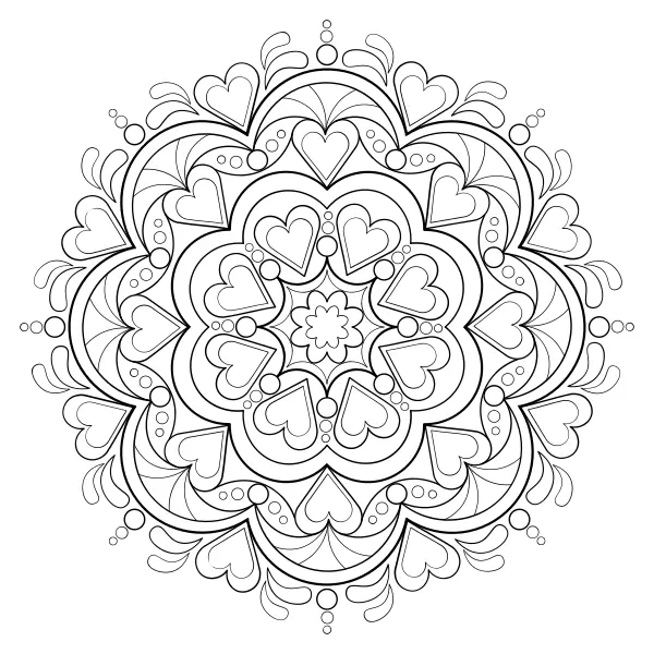 Mandala 57 | Online-Malvorlagen für Kinder