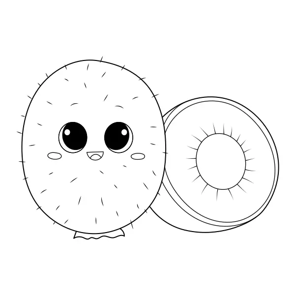 Kiwi | Online-Malvorlagen für Kinder